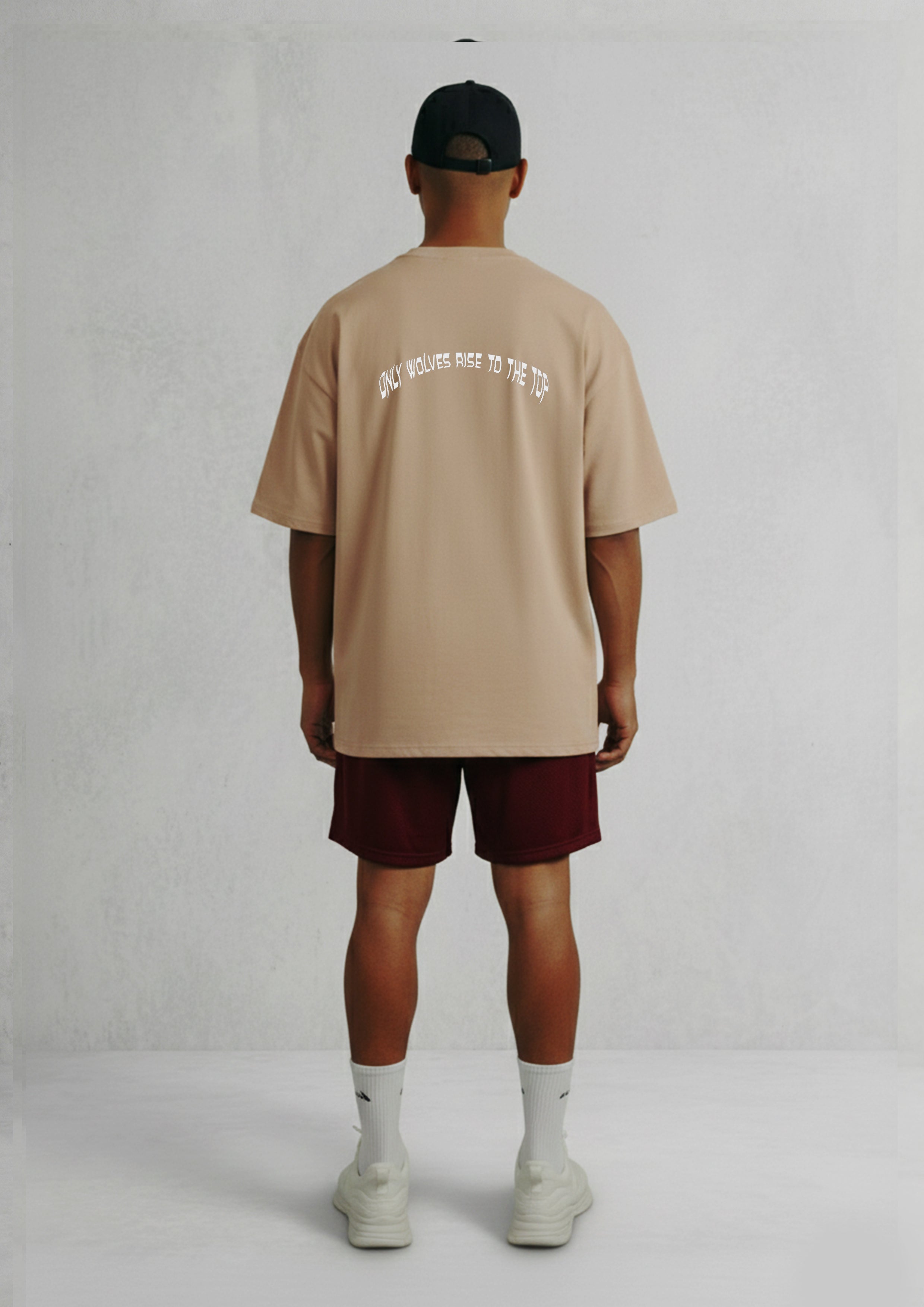 Desert sand beige oversized t shirt