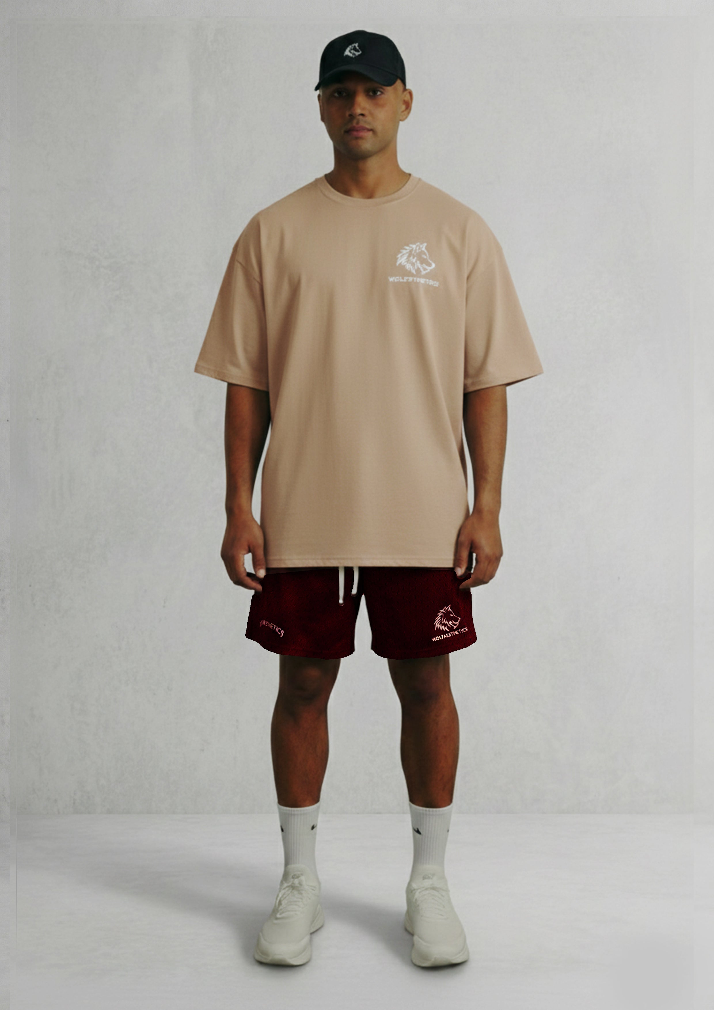 Desert sand beige oversized t shirt