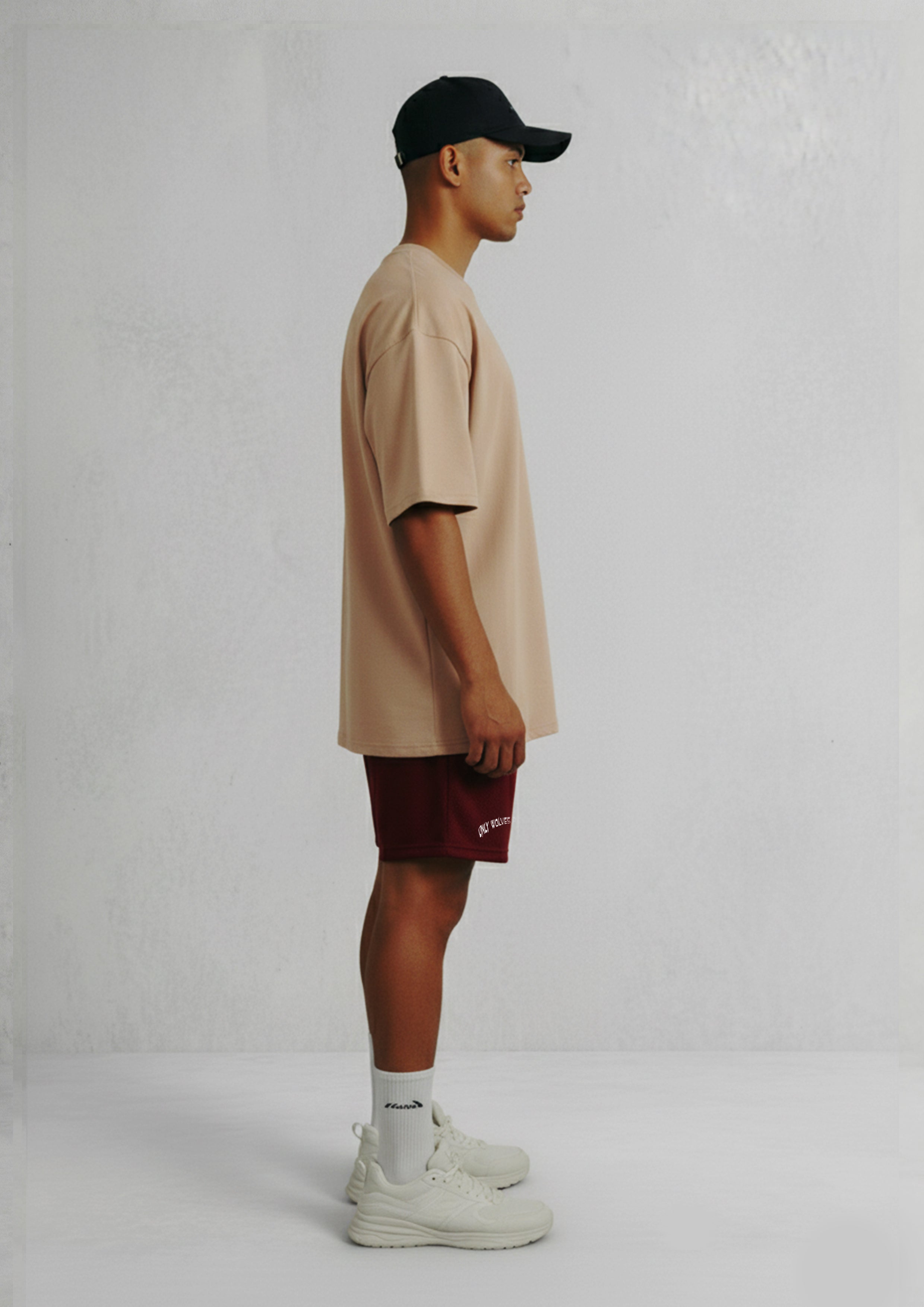 Desert sand beige oversized t shirt