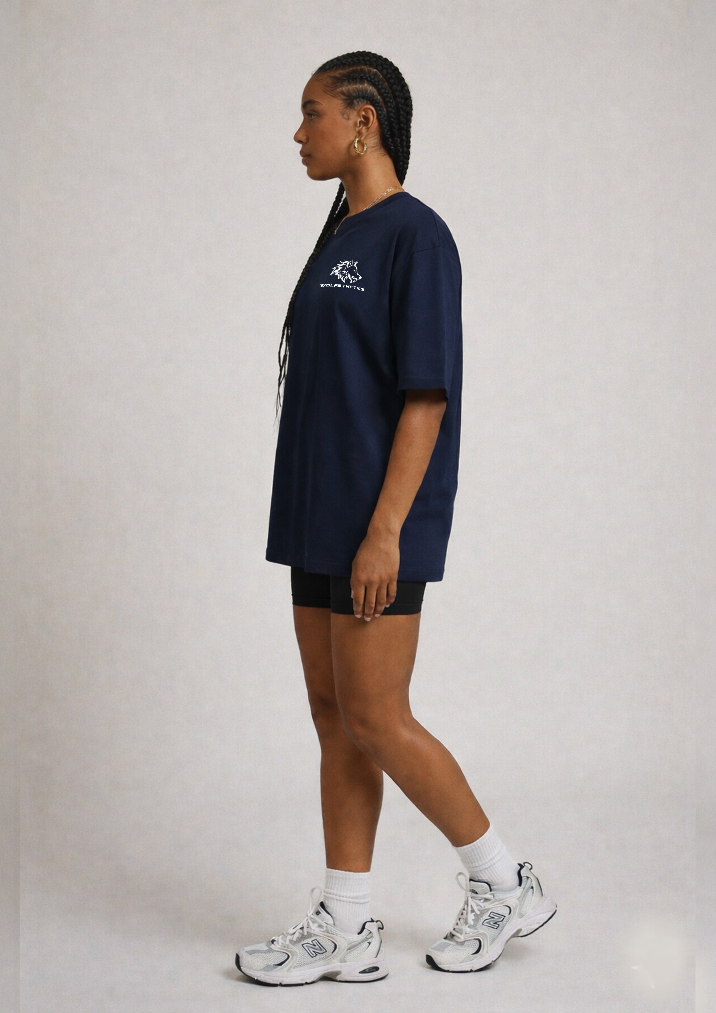 Navy Essential Oversized T-Shirt