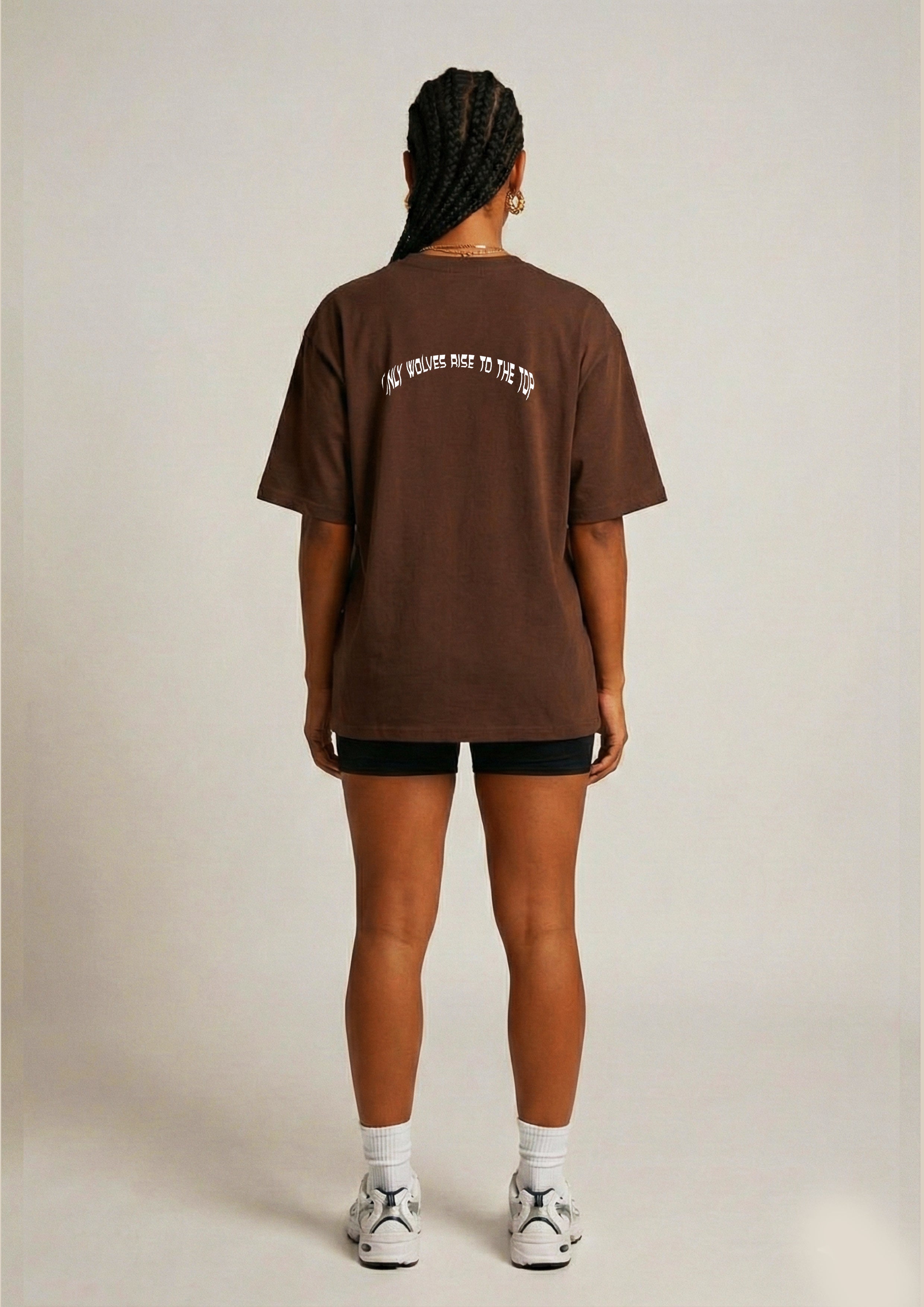 Dark chocolate brown Oversized t shirt