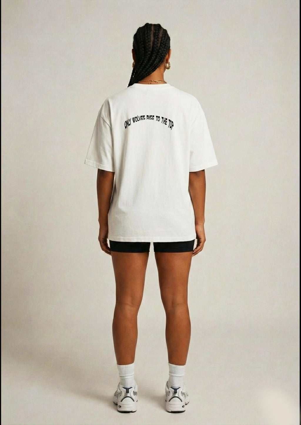 White  Oversized t shirt